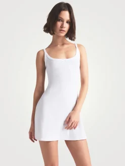 Drop Needle Pointelle Cami Mini Dress