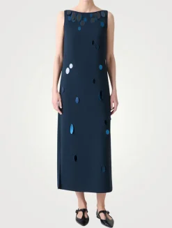 Dropping Dots Crêpe Dress