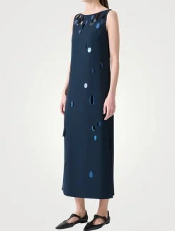 Dropping Dots Crêpe Dress