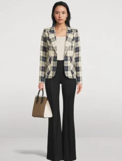 Duchess Blazer In Plaid Print