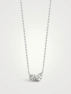 Duo 18K White Gold Necklace