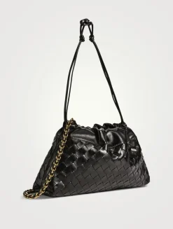 Dustbag Notte Intrecciato Leather Pouch