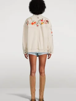 Dusty Trails Embroidered Denim Jacket