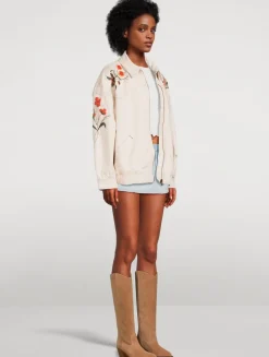 Dusty Trails Embroidered Denim Jacket
