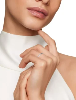 Dy Eden Band Ring In Platinum, 2mm