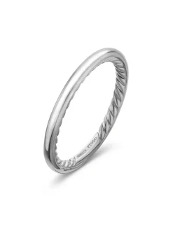 Dy Eden Band Ring In Platinum, 2mm