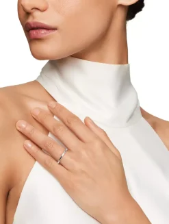 Dy Eden Band Ring In Platinum, 2mm