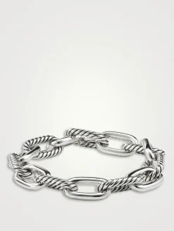 Dy Madison® Chain Bracelet In Sterling Silver, 11mm