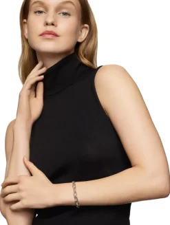 Dy Madison® Chain Bracelet In Sterling Silver With 18k Rose Gold, 8.5mm