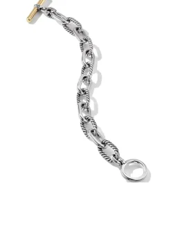 Dy Madison® Toggle Chain Bracelet In Sterling Silver With 18k Yellow Gold, 11mm