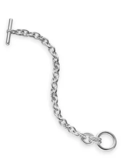 Dy Mercer® Toggle Chain Bracelet In Sterling Silver With Diamonds, 8mm