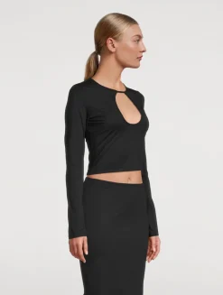 Echauffe Keyhole Top