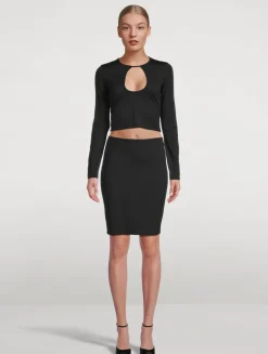 Echauffe Keyhole Top