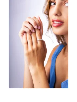 Eclipse 18K White Gold Akoya Pearl And Diamond Ring