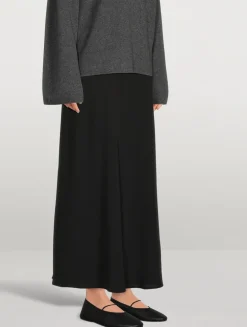 Elastic Leather Ballet Flats