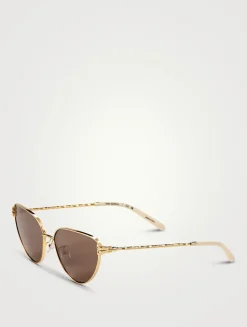 Eleanor Metal Cat Eye Sunglasses