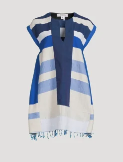 Elina Cotton Fringed Caftan