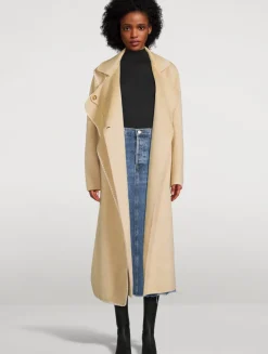 Elsa Belted Wool Cashmere Coat