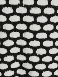 Embellished Honeycomb Knit Dress