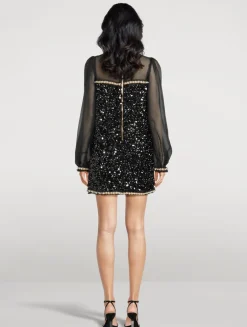 Embellished Mini Dress