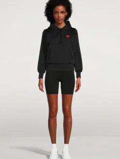 Embroidered Heart Hoodie