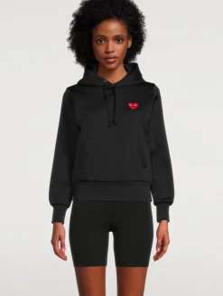 Embroidered Heart Hoodie