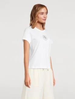 Embroidered Heart Logo T-Shirt