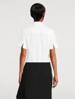 Embroidered Poplin Shirt