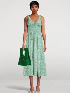 Emmerata Midi Dress In Floral Print