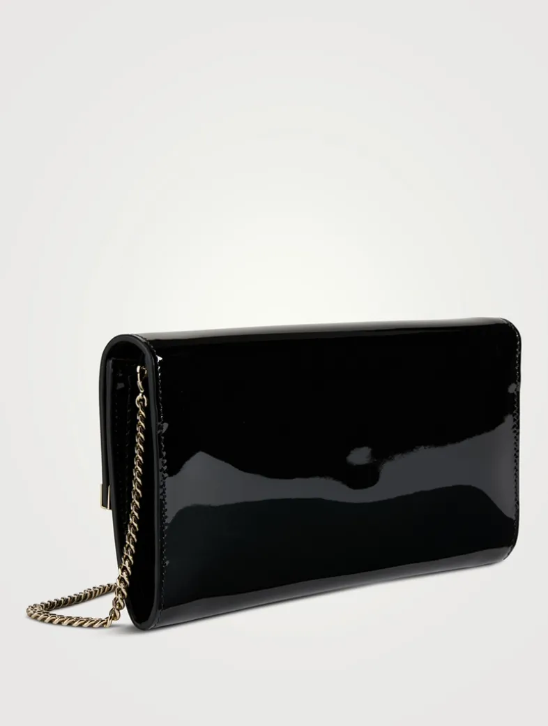 Emmie Patent Leather Clutch