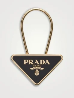 Enameled Metal Key Ring