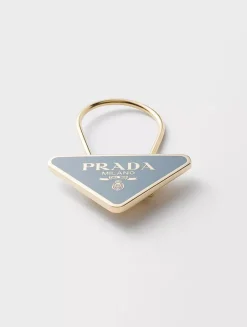 Enameled Metal Key Ring