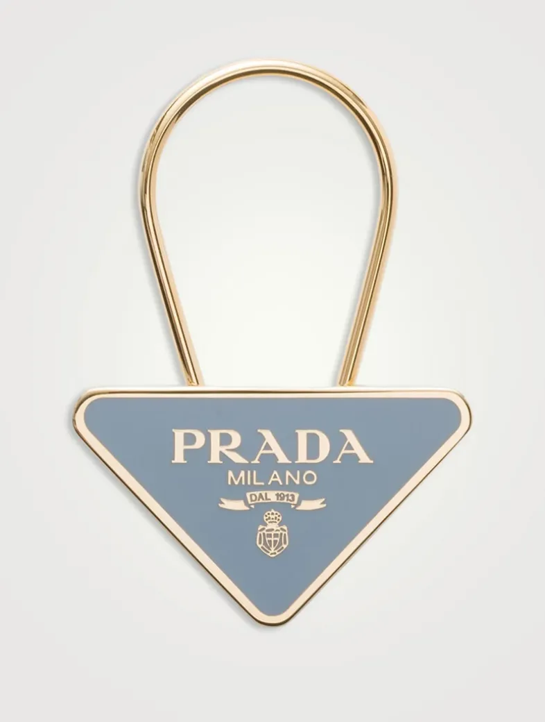 Enameled Metal Key Ring