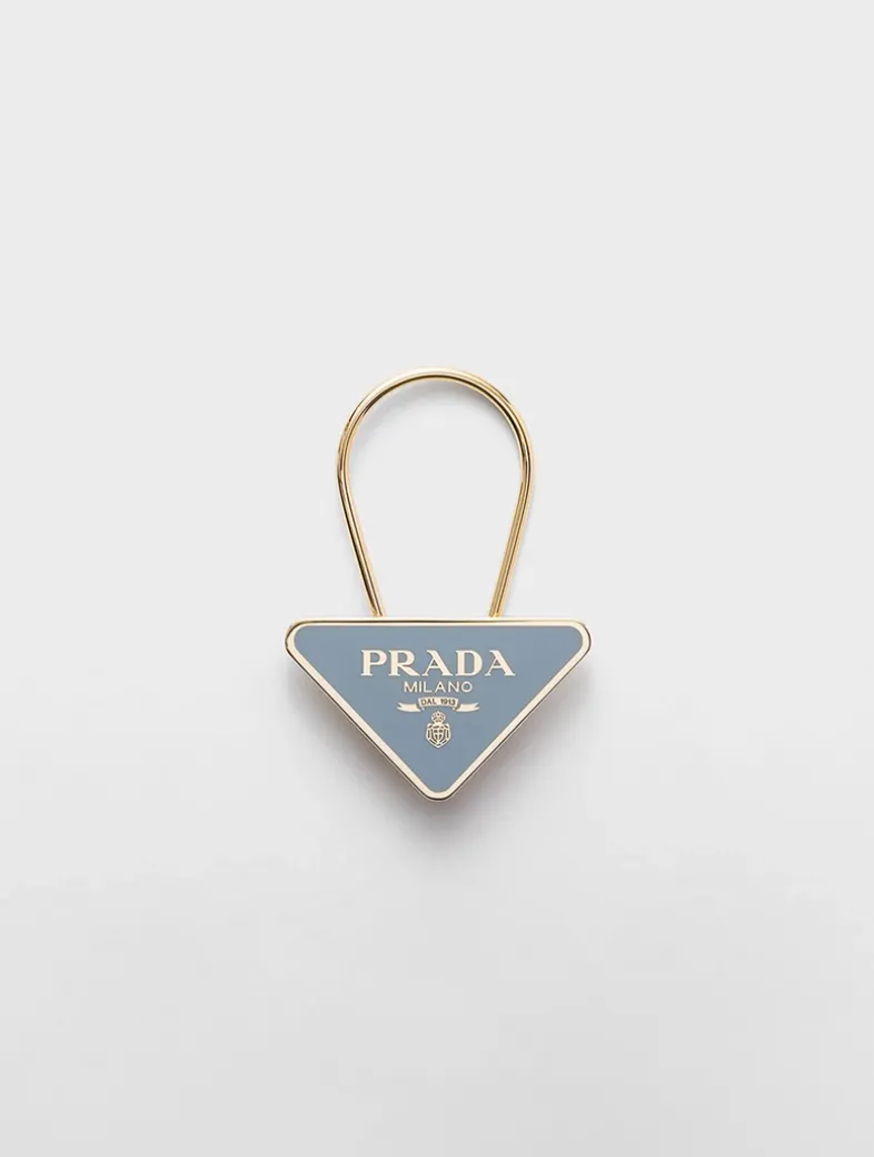 Enameled Metal Key Ring