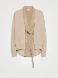 English Rib Knit Cardigan