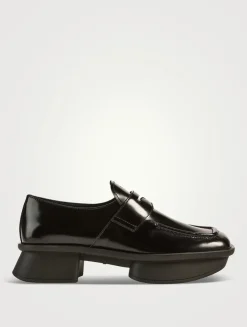 Equal Brushed Leather Loafers