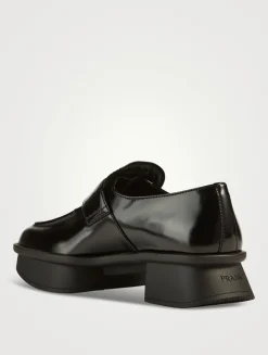 Equal Brushed Leather Loafers