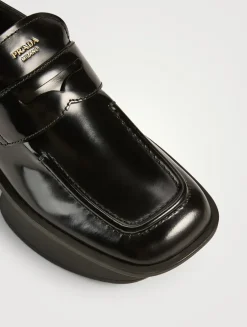 Equal Brushed Leather Loafers