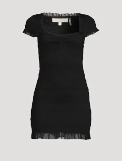 Esca Smocked Mini Dress