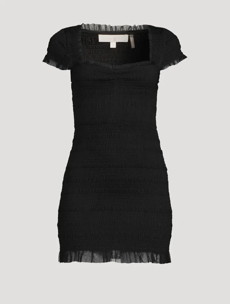 Esca Smocked Mini Dress