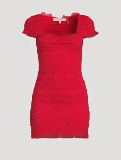 Esca Smocked Mini Dress
