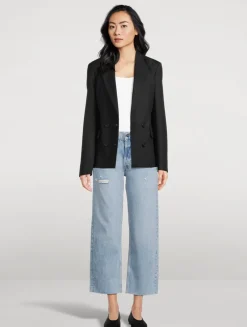 Evalyn Double-Breasted Blazer