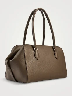 EW Leather Bowling Bag