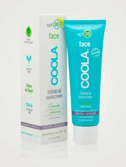 Face SPF 30 Mineral Sunscreen – Cucumber Matte