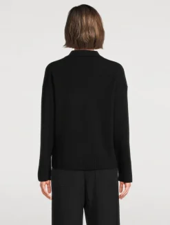 Fair Trade Cashmere Polo Sweater