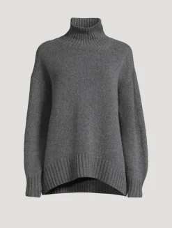 Fair Trade Cashmere Relaxed Turtleneck Sweater