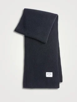 Fair Trade Cashmere Ribbed Scarf