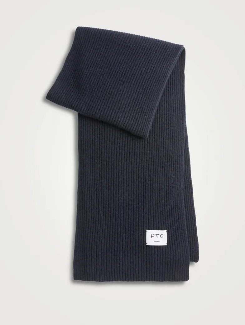 Fair Trade Cashmere Ribbed Scarf