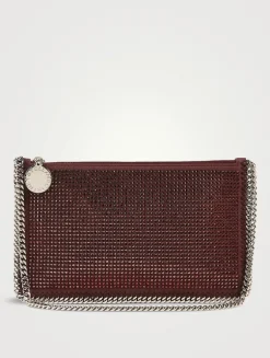 Falabella Crystal-Embellished Shoulder Bag