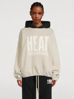 Fear of God Essentials x NBA Heat Hoodie